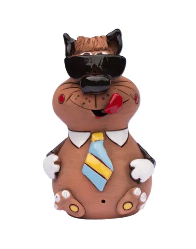 Gartenstecker Katze Keramik - Handbemalte Deko Figur für den Garten - Gartenfiguren & Verzierungen, handgefertigt und wetterfest, ideal für Balkon und Garten mit charmantem Katzenmotiv.