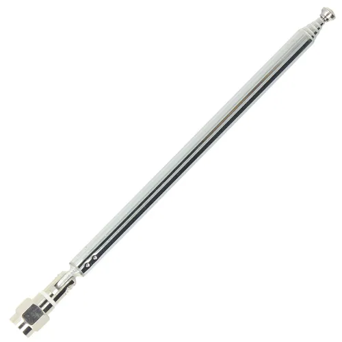 Minadax 50 Ohm Teleskopantenne (12–47 cm) mit SMA-Stecker – Universal Breitband-Antenne für Scanner, SDR, Messgeräte & Amateurfunk (40 MHz–6 GHz)