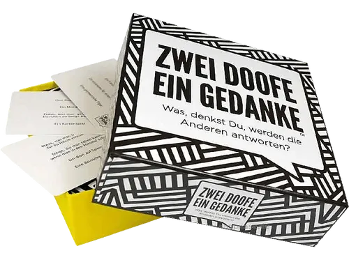 Kylskapspoesi Kartenspiel Zwei Doofe ein Gedanke, ab 14 Jahre, ab 3 Spieler
