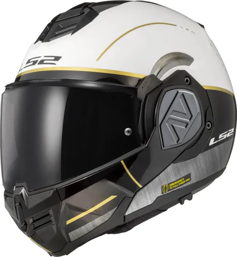 LS2 FF906 Advant Iron Helm, weiß matt/schwarz, M (57/58)