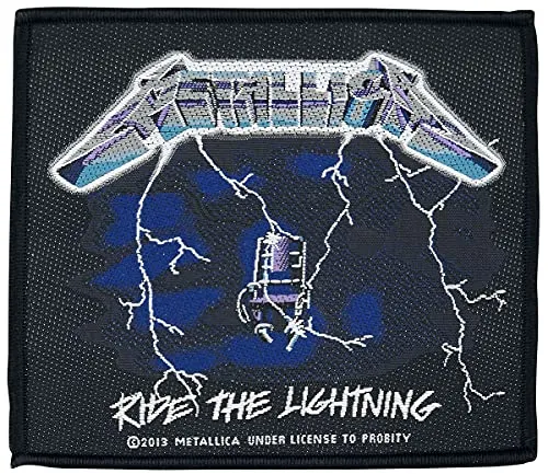 Produktbild Metallica Ride The Lightning Unisex Patch Standard 100% Polyester Band-Merch, Bands