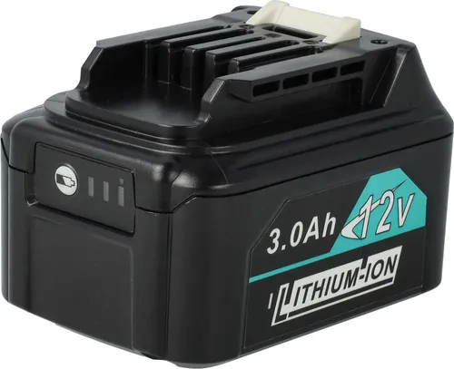 vhbw Akku kompatibel mit Makita DF331DSMJ, DF331DSME, DF331D, DF032DZ, DF331DSAE, DF331DS, DF331DWAE, DF032DSME/Z Werkzeug (3000 mAh, Li-Ion, 12 V)