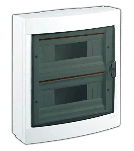 Verteilerschrank C125VK-90918124, weiß, 24 module