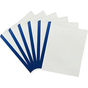 Leitz Thermobindemappen 177119, A4, 3mm, 30 Blatt, Leinen-Karton, blau, 25 Stück