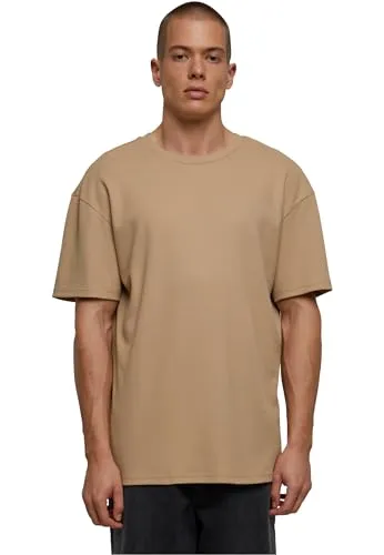 Urban Classics Herren T-Shirt Waffle Tee, Oversized T-Shirt für Männer, Größen S - 5XL