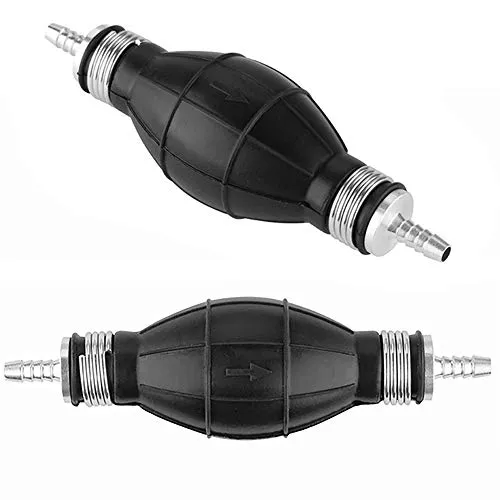 6mm Hand Umfüllpumpe(2 Stück) Kleiner Durchfluss Tragbare Manuelle Pumpe, Handpumpe Absaugpumpe Universal für Benzin,Wasser, Öl, Flüssigkeits. Kraftstoffpumpe für Auto, Garten, Boot, Rasenmäher usw