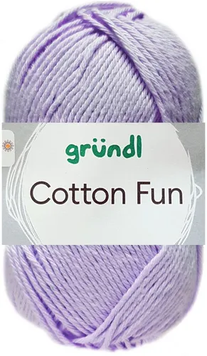 Gründl 50 Gramm Gründl Cotton Fun 35 Violett Häkelwolle