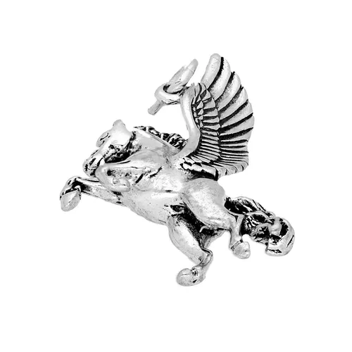 TheCharmWorks Sterling-Silber Pegasus CharmAnhänger | Sterling Silver Charm