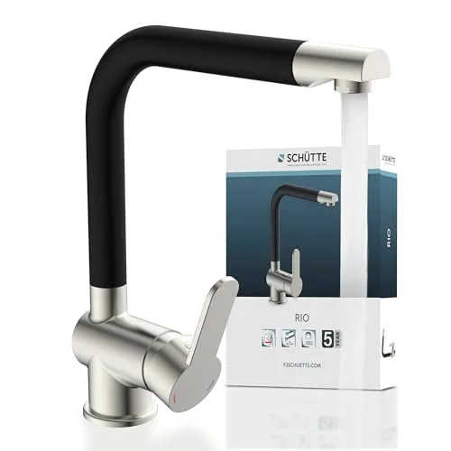 SCHÜTTE 79866 RIO 360° Küchenarmatur in schwarz von Schütte