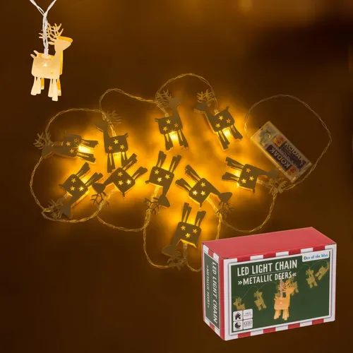OOTB 3D-LED-LichterketteMetallic Deers
