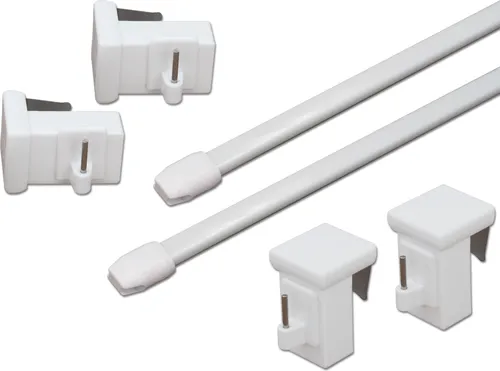 2x Gardinenstange/Vitragestange 