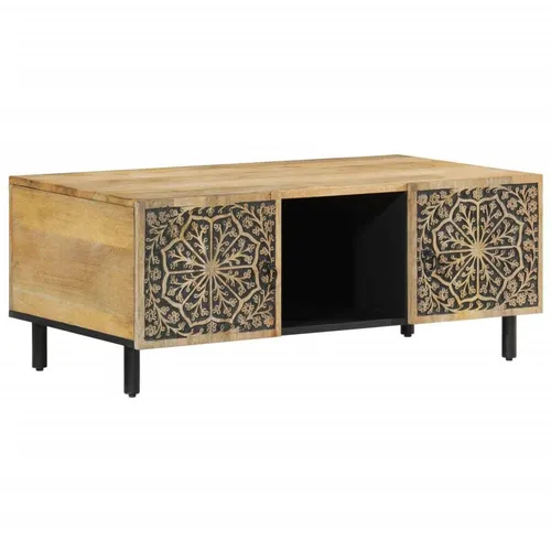 vidaXL Couchtisch aus massivem Mango-Holz 100x54x40 cm