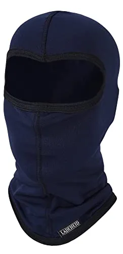 Ladeheid Sturmhaube Kinder Skiunterwäsche Kinder Thermoaktiv Bequem und Atmungsaktiv LA-200 (Dunkelblau/Schwarz, One Size)