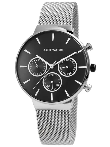 Just Watch Uhr Herrenuhr Edelstahl Datum silber JW20088-001