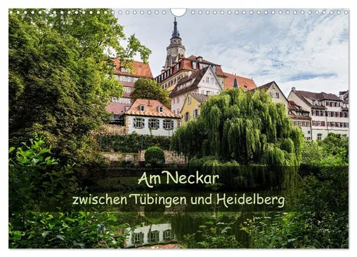Am Neckar zwischen Tübingen und Heidelberg (Wandkalender 2026) - Kalender für Reisefans: Entdecken Sie das malerische Neckartal mit attraktiven Ausflugszielen in diesem DIN A3 quer Monatskalender von Monika Scheurer.