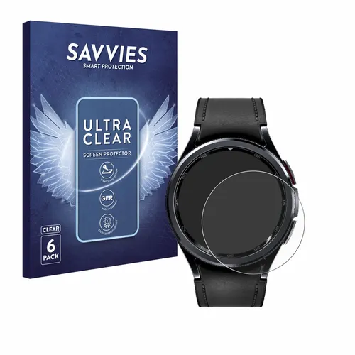 6x Schutzfolie für Samsung Galaxy Watch 6 Classic (43 mm) Display Schutz Folie