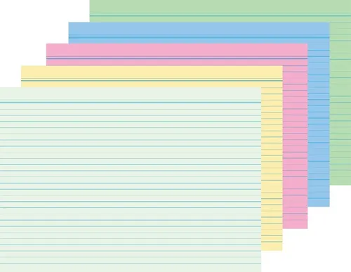 RNK Verlag Karteikarten Karteikarten A7 liniert sortiert VE=100 Stück