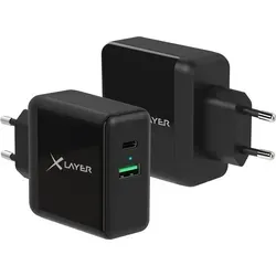 Xlayer Ladegerät XLayer USB QC3.0 + 5V/2.4A Netzteil