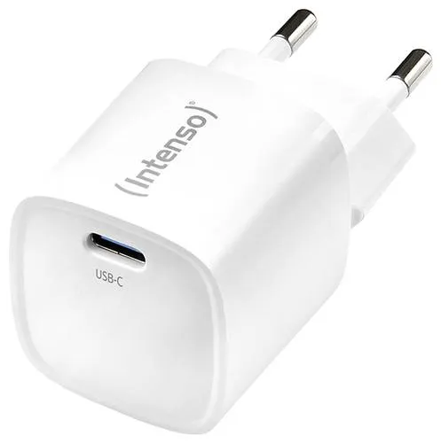 Intenso Power Adapter W30C² white USB Ladegerät 30W 1x USB-C Weiß Innenbereich GaN, USB Power Delivery (USB-PD)
