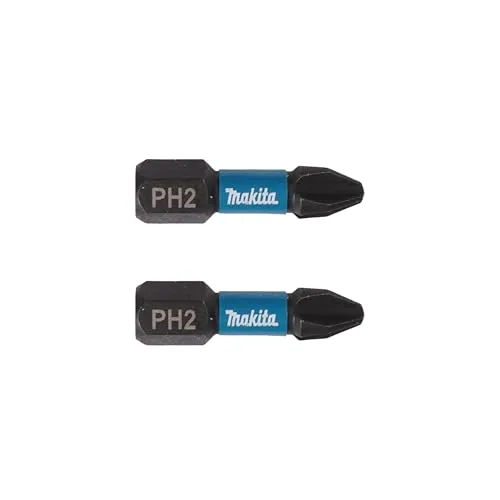 Makita B-63616 Impact Black Bit PH2, 25 mm, 2 Stück