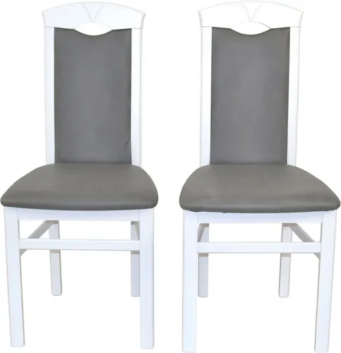 4-Fußstuhl Set, grau