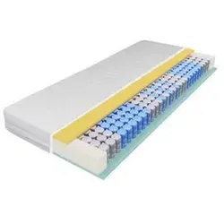 BeCo Ortho Strong Matratze 80 x 200 cm - Wendbare Taschenfederkernmatratze mit 2 Härtegraden, getestet mit »SEHR GUT« (1,1) von Warentest. Nachhaltig produziert nach OEKO-TEX Standard 100, ideal für gesunden Schlaf.