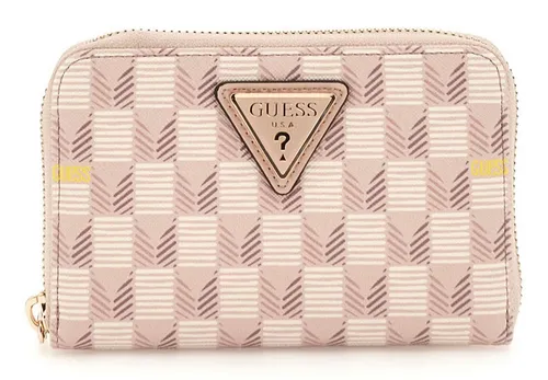 Guess G Wave SLG Medium Zip Around Wallet in pink von GUESS