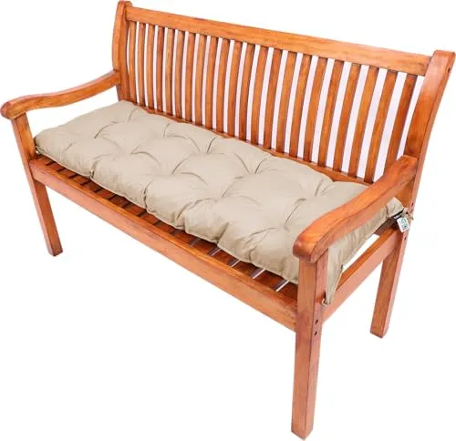 TexDeko® Gartenbankauflage Outdoor 150 x 40 x 8cm
