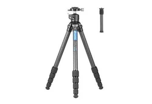 Leofoto Carbon-Dreibeinstativ LS-255C Ranger mit Kugelkopf LH-30 - Professionelles Stativ für Fotografen, max. Arbeitshöhe 178,9 cm, extrem leicht mit 1,26 kg und hohe Tragfähigkeit von 8 kg. Ideal für Stabilität und Mobilität bei jeder Aufnahme.
