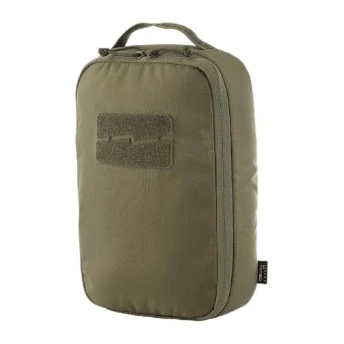 M-Tac Ergonomischer Elite Large Organizer aus Cordura® – Robuste, Vielseitige Aufbewahrungstasche mit Klett-Patchfläche, Ideal als Reise-, Büro- oder Haushalts-Organizer, Ranger Green, 30x19 cm