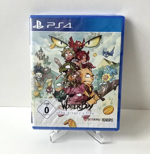Wonder Boy: The Dragon's Trap – NEU/SEALED für PlayStation 4 - Klassisches Action-Adventure-Spiel, das nostalgisches Gameplay mit modernen Grafiken kombiniert und ideal für Retro-Spieler ist.