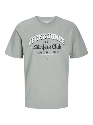 JACK & JONES T Shirt Herren O-Neck Logo Basic