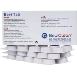 BeviClean Bevi Tab zur Schankanlagenreinigung - Spezialputzmittel für Tafelwasseranlagen, ermöglicht eine einfache und effektive chemische Unterhaltsreinigung mit Bevi Plus, Bevi Handy oder Bevi Free.
