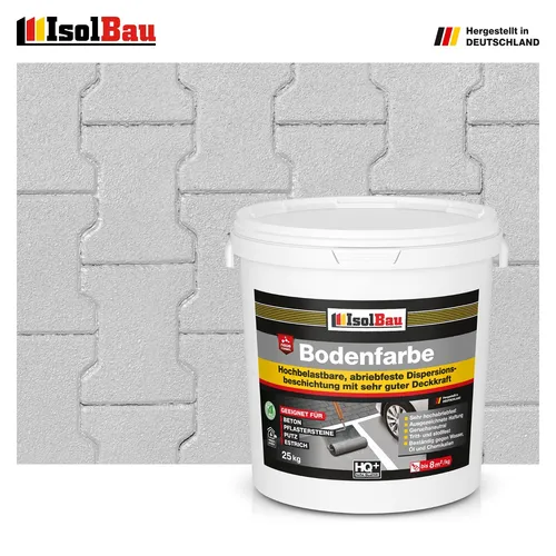 Bodenfarbe Betonfarbe Steingrau 25 kg Bodenbeschichtung Fußbodenfarbe RAL Farbe