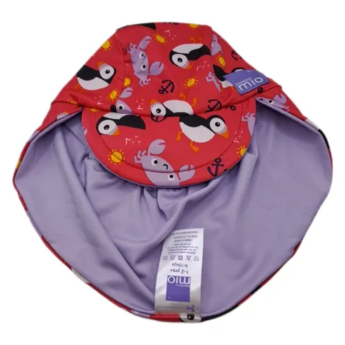 Bambino Mio, Wende-Sonnenhut für Babys und Kleinkinder, Mütze mit Nackenschutz,