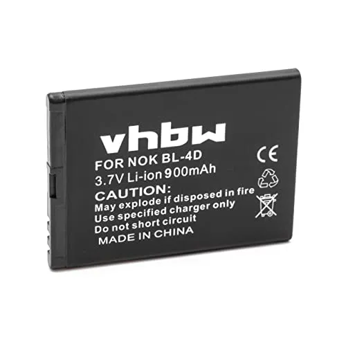 vhbw Akku Ersatz für Doro RCB571 für Handy Smartphone Telefon (900 mAh, 3,7 V, Li-Ion)