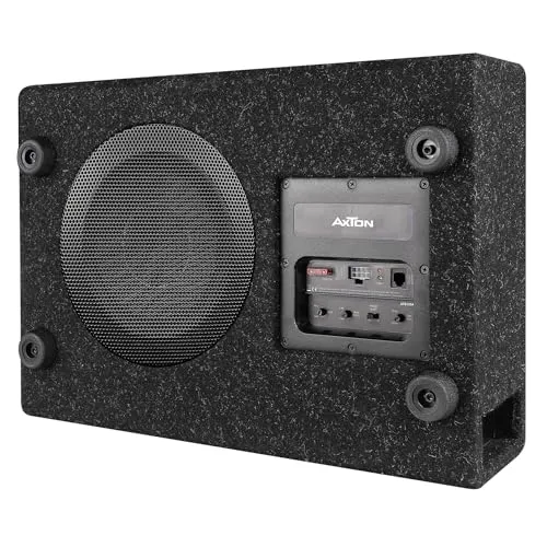 AXTON ATB120A – Kompakter 20 cm Aktiv Subwoofer für Auto