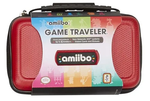 amiibo Tasche rot für Nintendo New 3DS / 3DS Konsole Figuren Spiele NA5