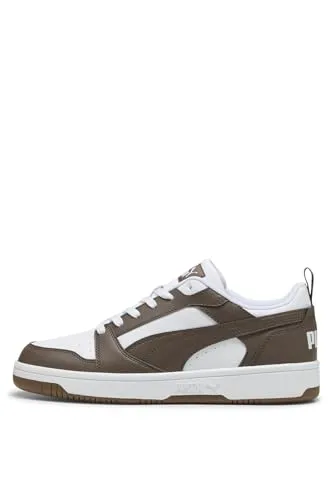 PUMA Rebound V6 Low Unisex Sneaker - Herren-Sneaker mit stylischem Design, perforiertem Zehenbereich und doppelschichtigen Ösenleisten für optimalen Tragekomfort.