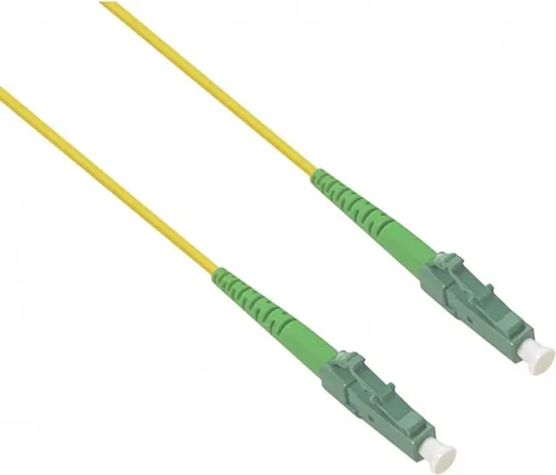 Helos 372011 Helos LWL Patchkabel LC/APC 15m Glasfaser gelb