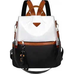 Rucksack Diebstahlsicher Wasserdicht Damen Weiß & Schwarz