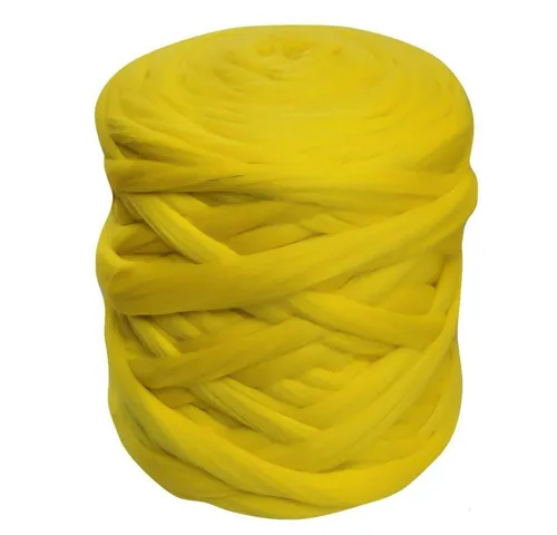 maDDma 1m Filzwolle Märchenwolle Meterware Bastelgarn, 066 gelb