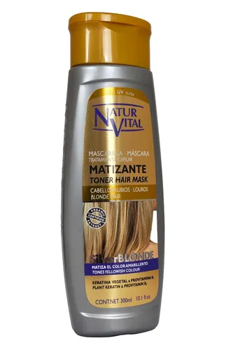 Natur Vital Haar Conditioner Toner Hair Mask Keratin ProVitamin 300 ml Gelb