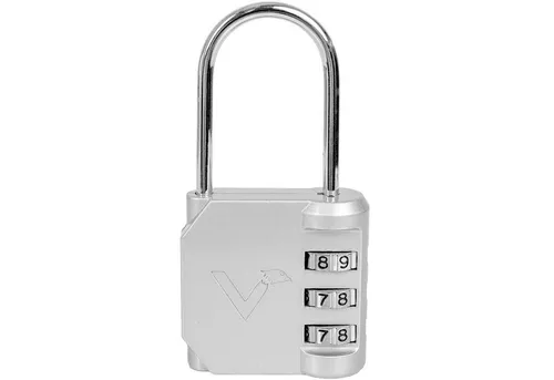 Valkental Zahlenbügelschloss QuickLock, verriegelt Fahrradtasche an Gepäckträger