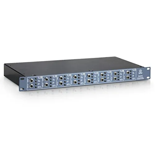 Palmer Pan 16 B-Stock - B-Stock Symmetrierbox, passive 8 Kanal Di-Box mit bis zu 16 Eingängen, ideal für professionelle Anwendungen und Live-Sound, mit schaltbarem Pad und Gnd Lift pro Kanal.