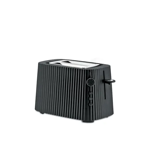 Alessi MDL08 B/UK Toaster, Kunststoff, Schwarz