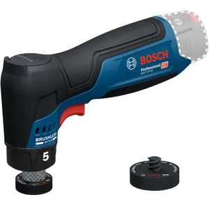 Bosch Professional GEX 12V-32 Akku-Exzenterschleifer - Schleifmaschine mit 12V Akkusystem, ideal für präzises Feinstschleifen und einfaches Arbeiten dank ergonomischem Design und variabler Drehzahl.
