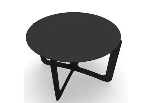 tuning-art Beistelltisch Solaro Wohnzimmertisch Metall pulverbeschichtet Couchtisch