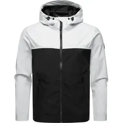 Ragwear Herren Übergangsjacke Shellwie Block White Gr. XL - Funktionsjacke für Herren, wasser- und winddicht mit 11.000 mm Wassersäule, ideal für wechselhaftes Wetter und vielseitig kombinierbar.