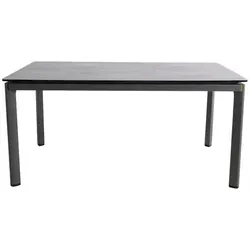MWH Alutapo Dining Tisch 160 x 95 x 74 cm - Gartentisch aus robustem Aluminium, ideal für Garten und Terrasse, wetterfest und pflegeleicht für eine lange Lebensdauer.